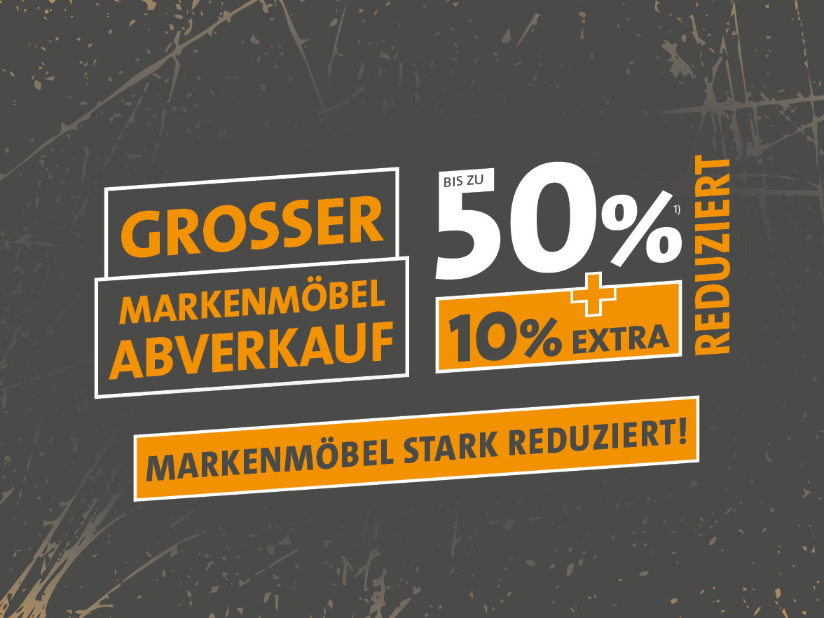 Markenmöbel Abverkauf